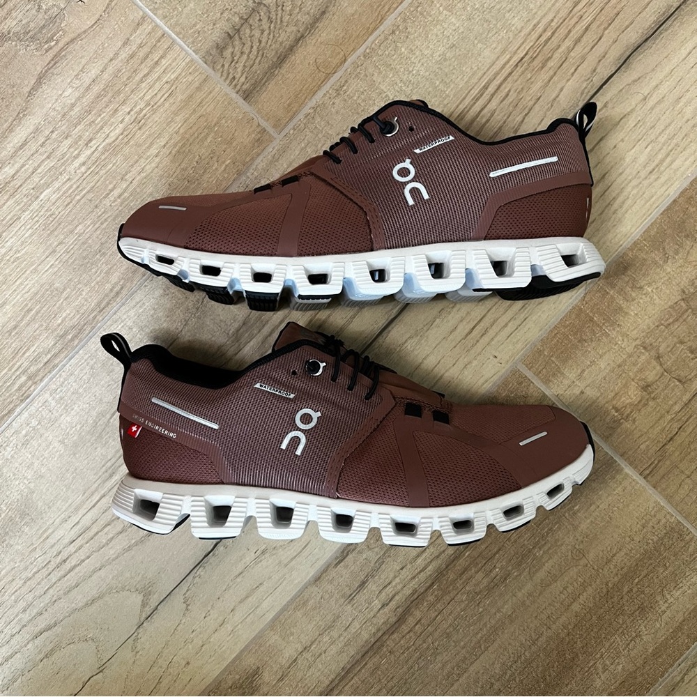 Brown On Running Shoes